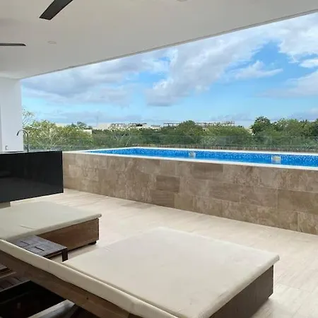 Great In Aldea Zama Location With Rooftop Pool And Gym * Tulum