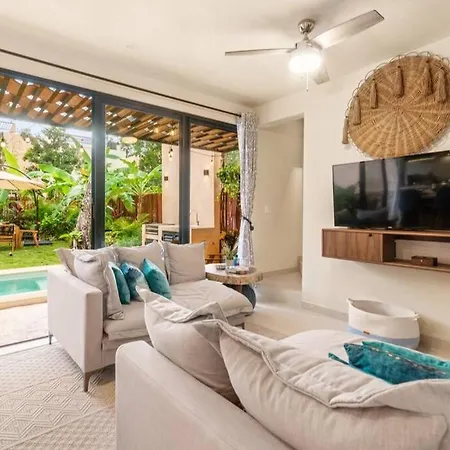 Casa Ohana~3br W/ Private Pool & Rooftop Jacuzzi, Wifi, Gym, & 5 Km To * Tulum