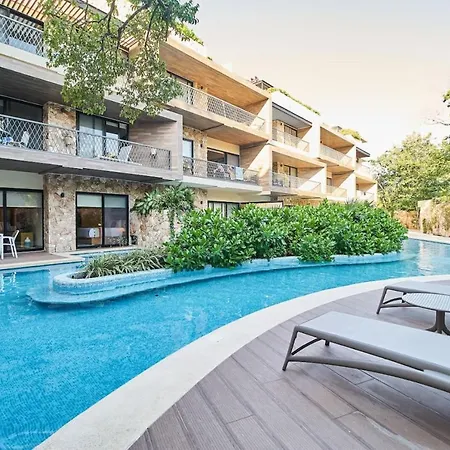 Homely And Equipped 2br In Paramar Ve - With Swim Up Pool In Aldea Zama Tulum