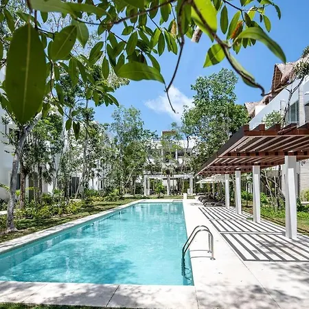 Apartment Upscale Aldea Zama Getaway ~ Terrace ~ Pool ~ Gym