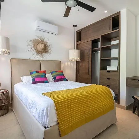 Apartment Upscale Aldea Zama Getaway ~ Terrace ~ Pool ~ Gym *