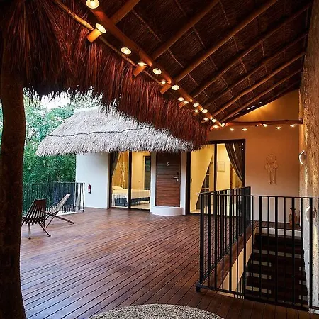 Exotic For 10 People With Cenote-style Pool Villa Tulum
