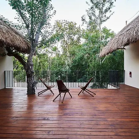 Villa Exotic For 10 People With Cenote-style Pool