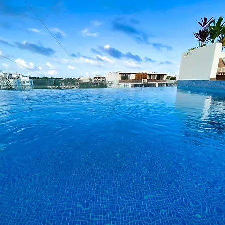 Apartment Boho Swim-up With Priv Pool, Terrace , Gym And Bar *
