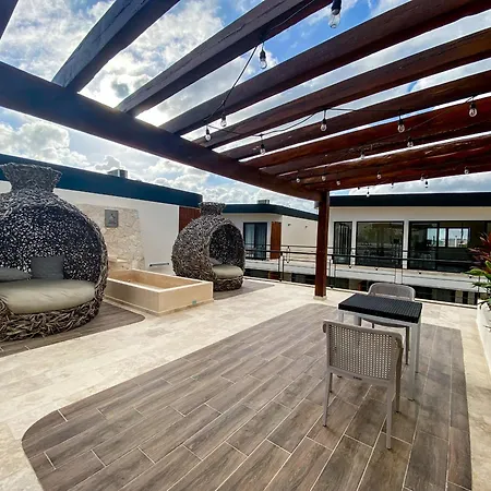Apartment Boho Swim-up With Priv Pool, Terrace , Gym And Bar