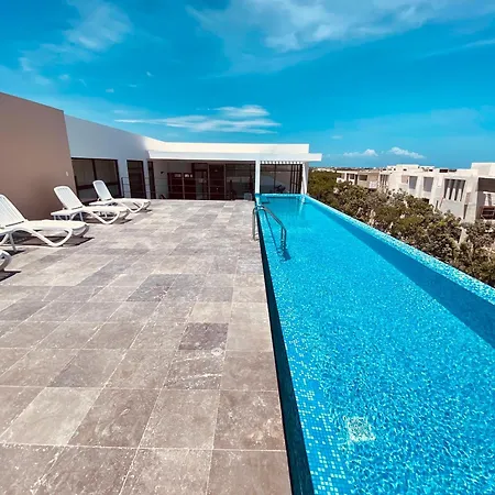 Oscar Wilde - Ph With Private Rooftop And Plunge Pool & Gym & Club Access Apartment Tulum