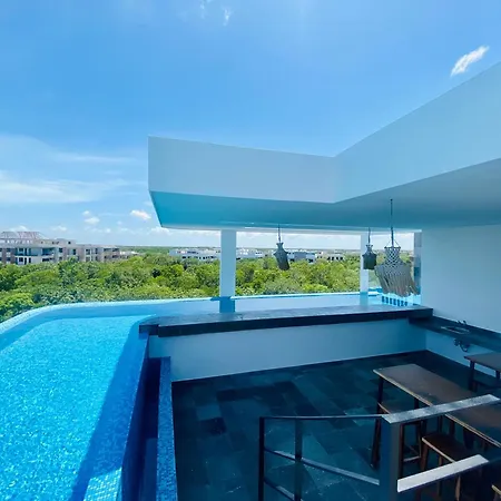 Oscar Wilde - Ph With Private Rooftop And Plunge Pool & Gym & Club Access * Tulum