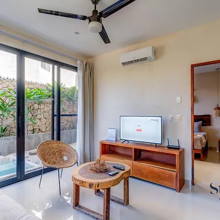 Boho-chic With Private Plunge Pool And Smart Tvs