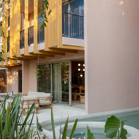 Spark 3 Bedroom Condo, With Private Pool, Restaurant And Yoga At Aflora Apartment Tulum