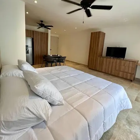 New P-2, Alberca, Rooftop In Aldea Zama Apartment *