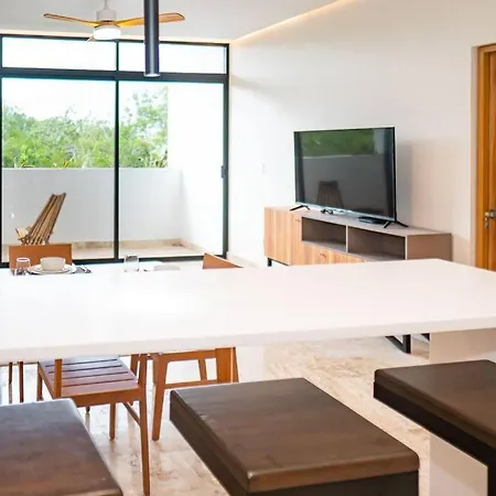 Comfortable 1 Bedroom In Elena 201 Aldea Zama Apartment