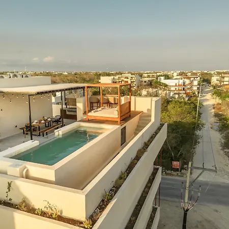 Deluxe 2-story Penthouse Pool & Bbq Rooftop * Tulum