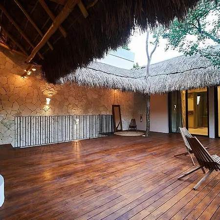 Exotic For 10 People With Cenote-style Pool Villa Tulum