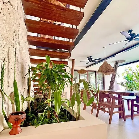 Exotic For 10 People With Cenote-style Pool Villa Tulum