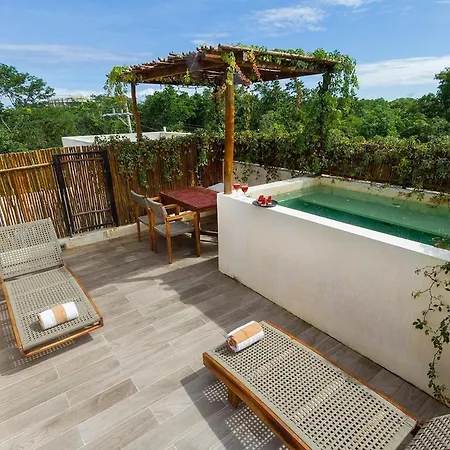 2 Bdr Bohemia Private Pool Yoga Relax * Tulum
