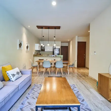 Homely And Equipped 2br In Paramar Ve - With Swim Up Pool In Aldea Zama