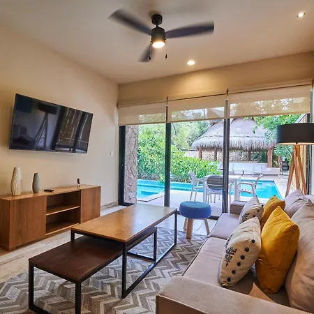 Apartment Homely And Equipped 2br In Paramar Ve - With Swim Up Pool In Aldea Zama *
