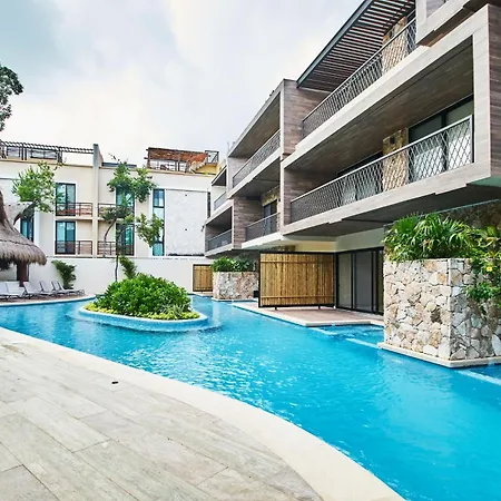 Homely And Equipped 2br In Paramar Ve - With Swim Up Pool In Aldea Zama Apartment *