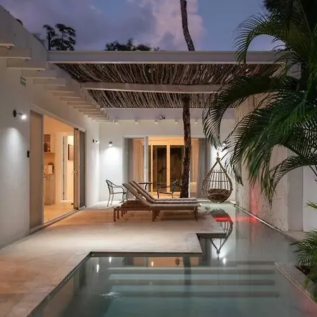 Serene Boho Private Pool Villa Tulum