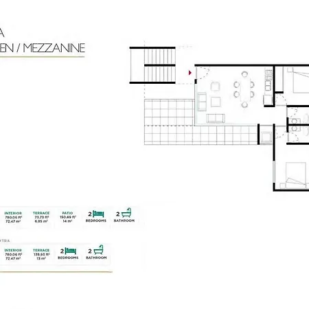 Apartment Milagro 5 Minutes To 2 Pools Private Balcony Gym