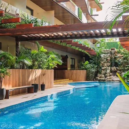 Central 2Br Sun Lover'S Nest W Gym Rooftop Spa Apartment Tulum