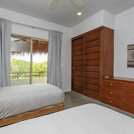 Penthouse Private Rooftop Terrace With Jacuzzi Apartamento Tulum