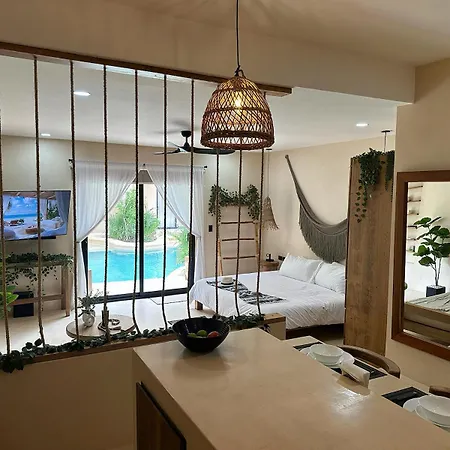 Cocay #102 Jungle Loft Private Pool Access Apartment Tulum