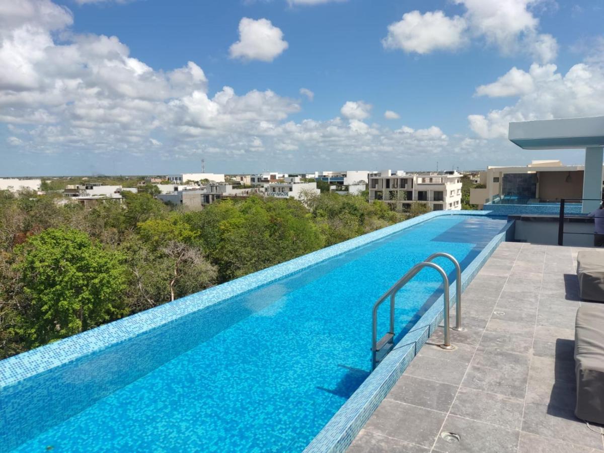 Nuevo Estudio Con Terraza Totalmente Equipado Aldea Zama Apartment