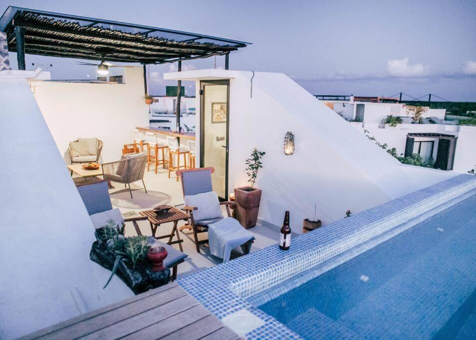 Boho Penthouse Sunset View Priv. Pool Aldea Zama
