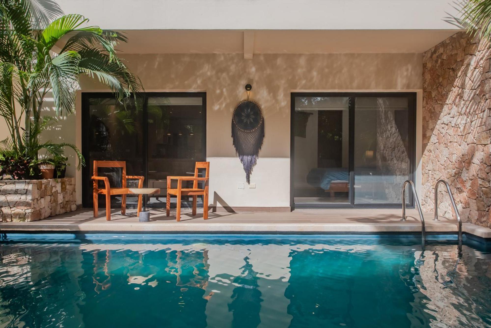 Apartment Luxury Aldea Zama 2bed - 2bat Private Terrace & Swim Up Tulum