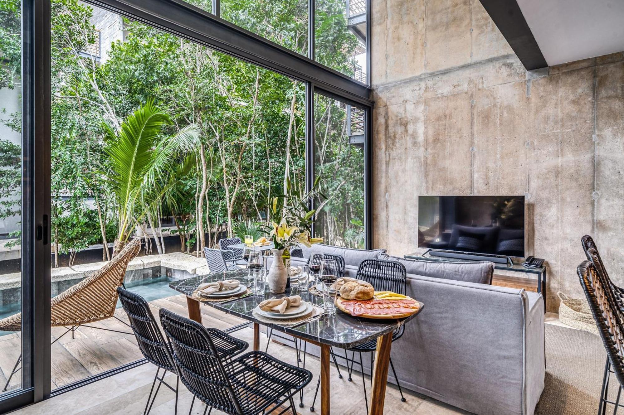 Hidden Swim Up Loft W Cenote Rooftop Pool Gym * Tulum