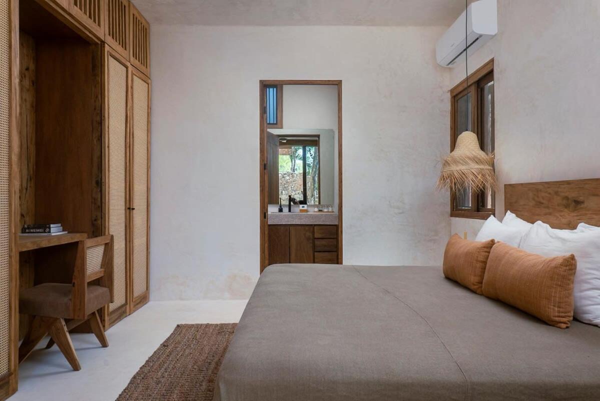 Boho Organic 3br Villa, Gated Community, Rooftop Tulum