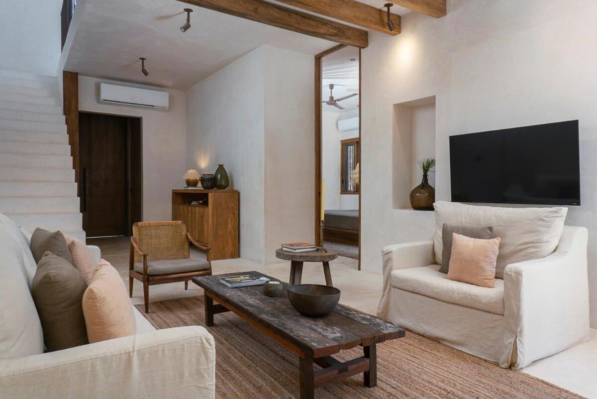 Boho Organic 3br Villa, Gated Community, Rooftop Tulum