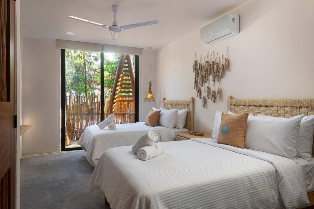 Twin 8br, Concierge, Gated ,jacuzzi, Paddle Court Tulum