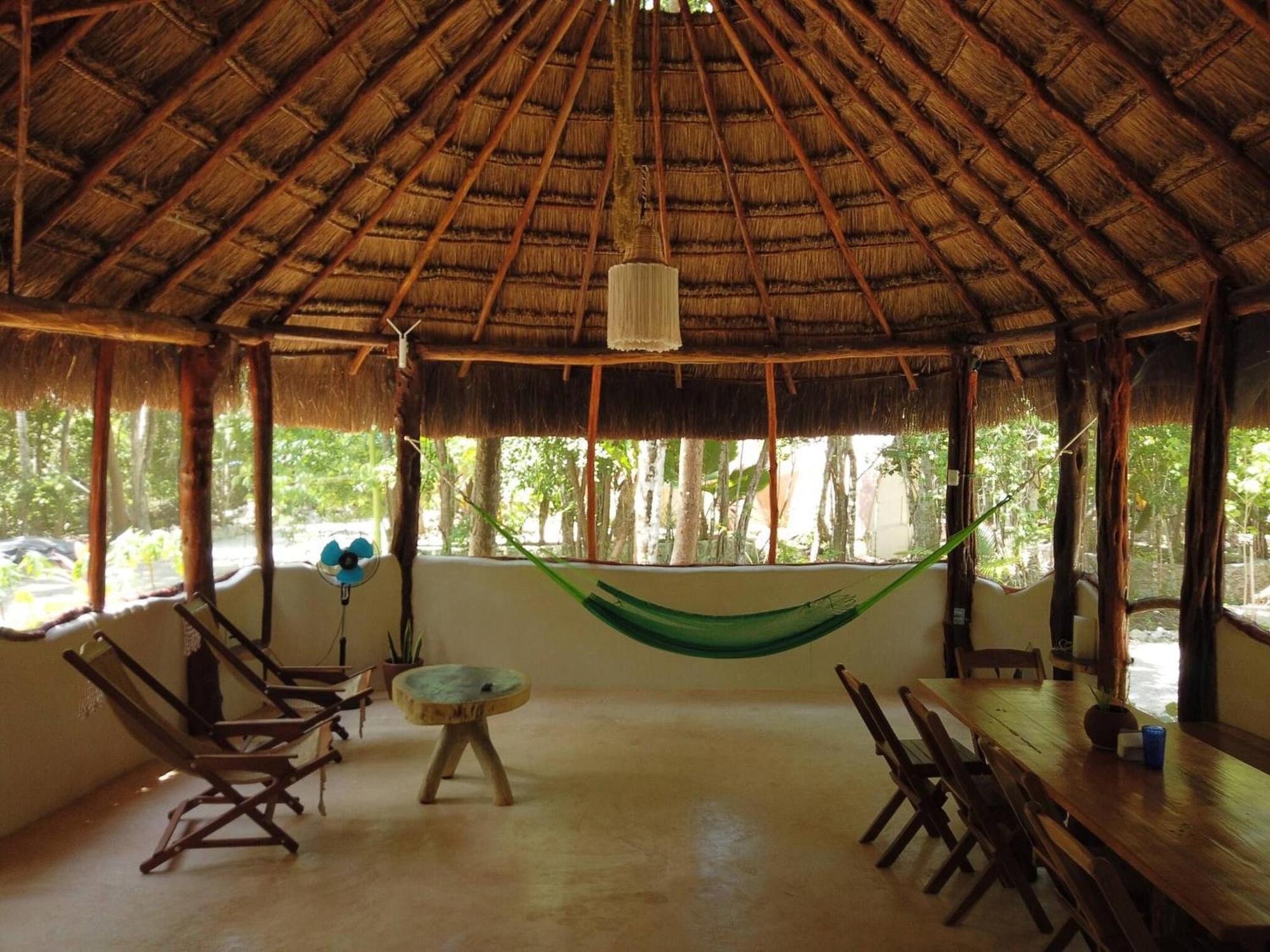 Guest house In - Eco-lush Double Mayan Dome Cenote And Bikes Tulum