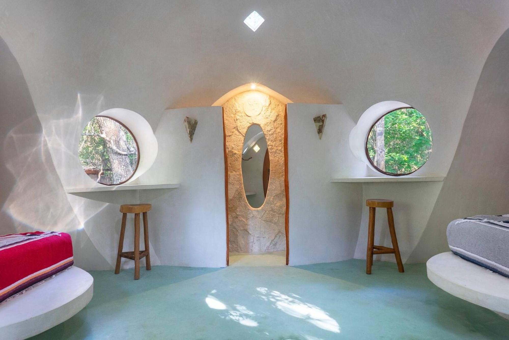 In - Eco-lush Double Mayan Dome Cenote And Bikes * Tulum