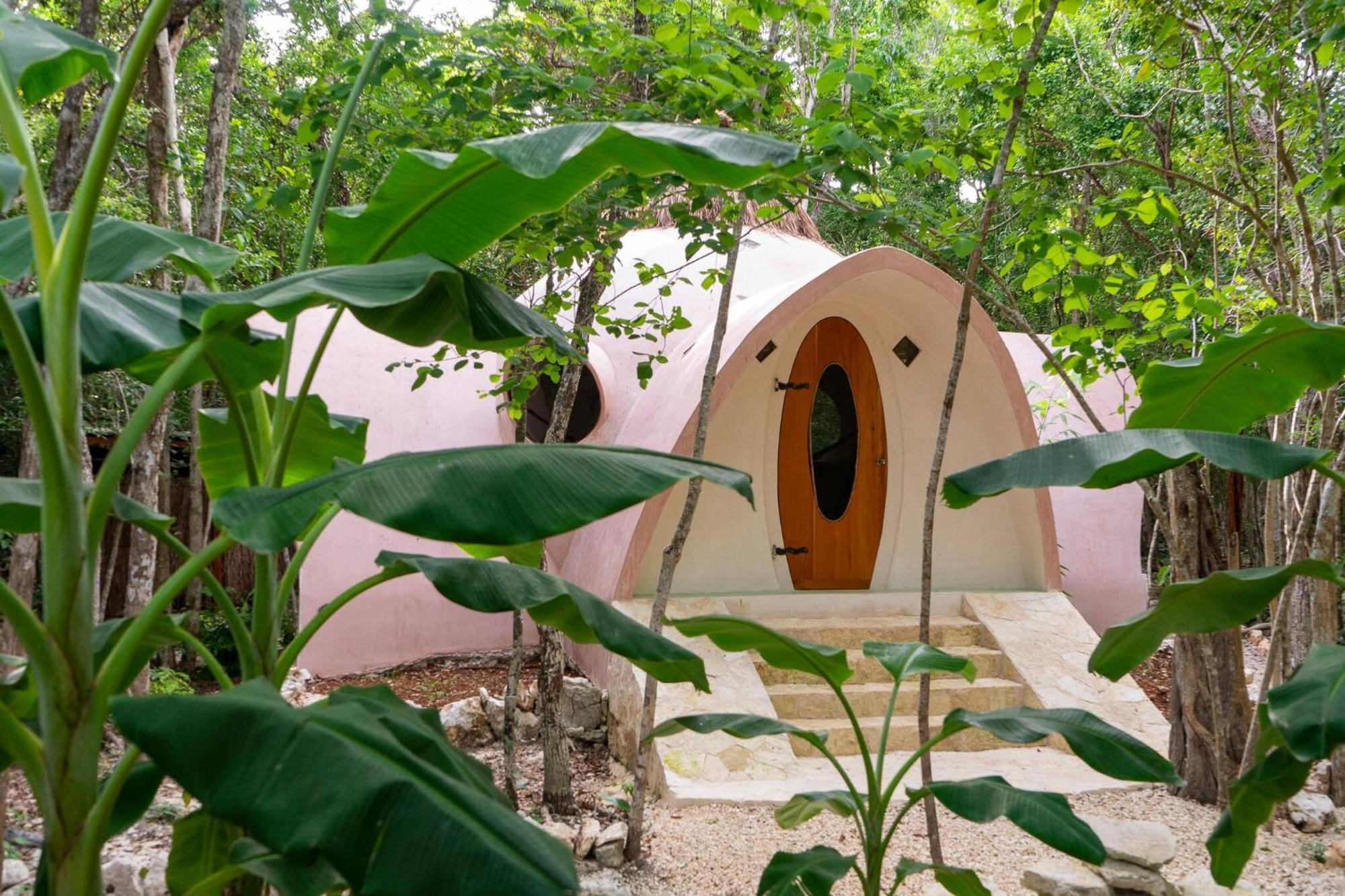 In - Eco-lush Double Mayan Dome Cenote And Bikes Guest house Tulum