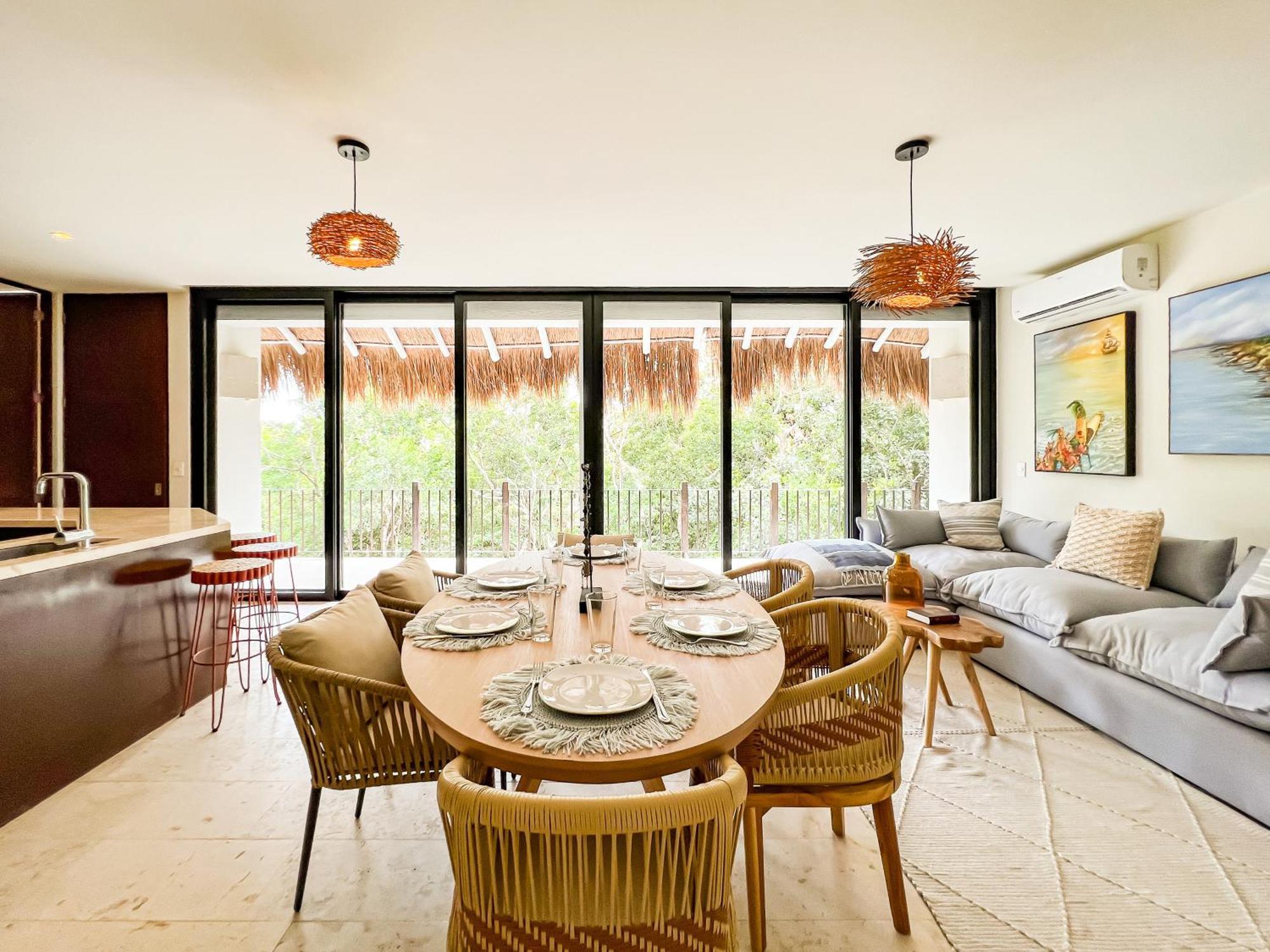 Stylish Mexican Interior Ph- Private Rooftop -gated Community Tulum