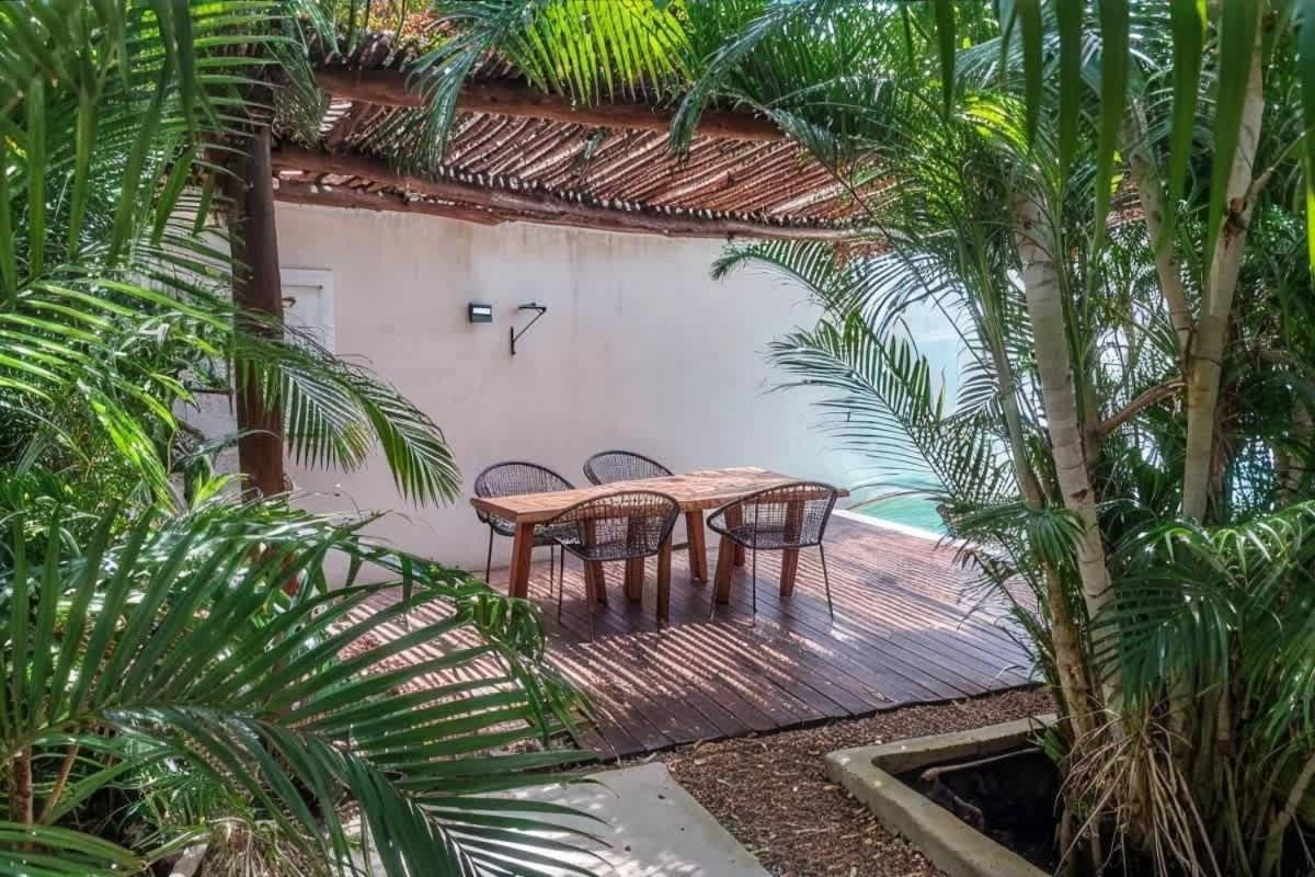 Private Yard & Cool Tub Wifi 1 Bed 3 Guest Apartment Tulum