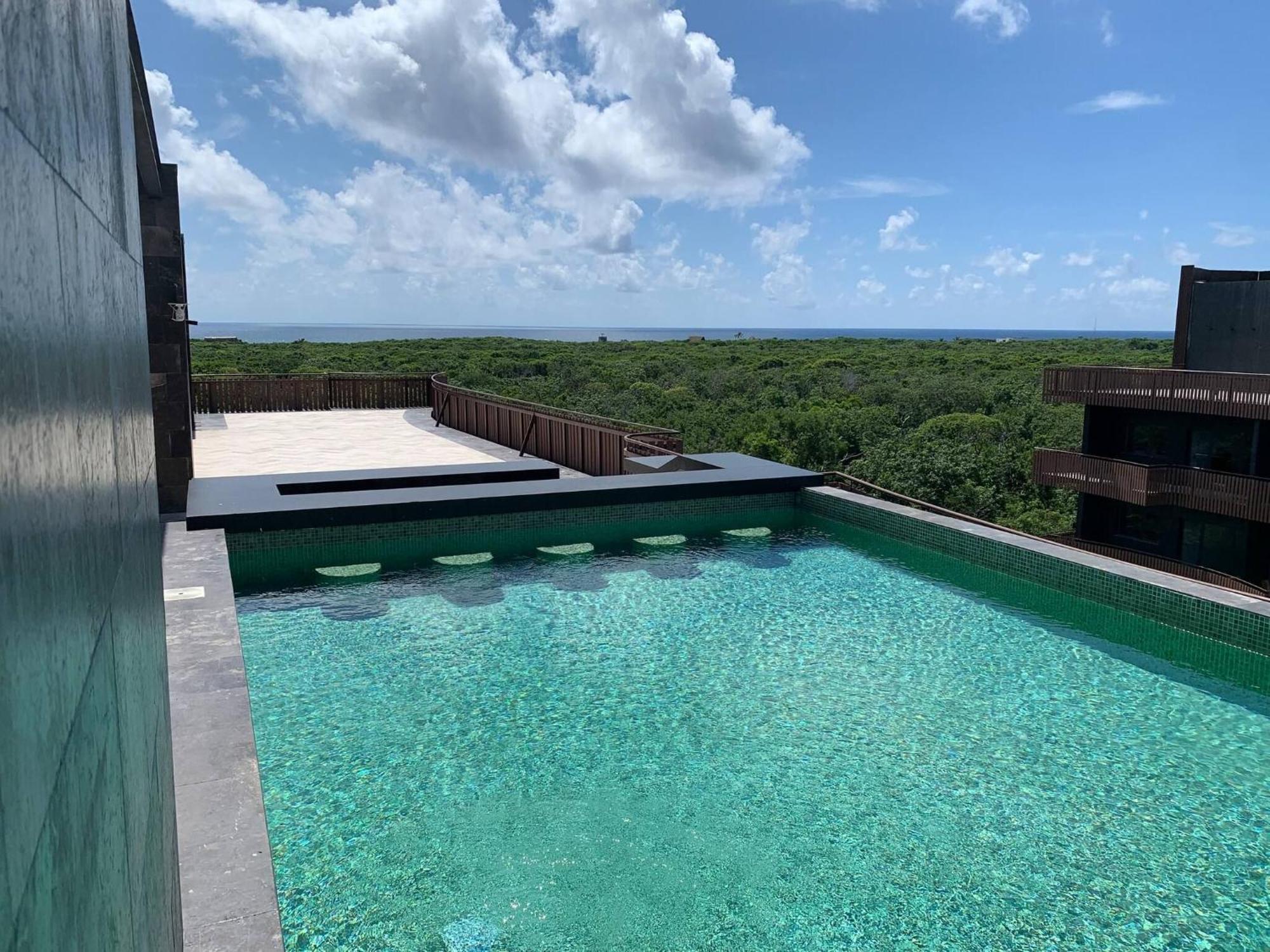 Apartment Unique Rooftop Sea View Walking To The Tulum