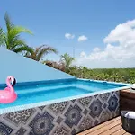 Apartamento Sunsetviewph+privpool+near Beach&town+rooftop+50mb Tulum