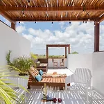 Sunsetviewph+privpool+near Beach&town+rooftop+50mb Tulum