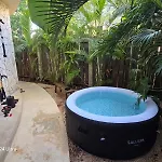 Villa Jungle Rooftop -priv Pool-bathtub-jacuzzi 2a Tulum