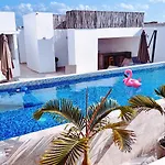 2bd With Private Balcony & Jacuzzi Aldea Zama View Apartamento