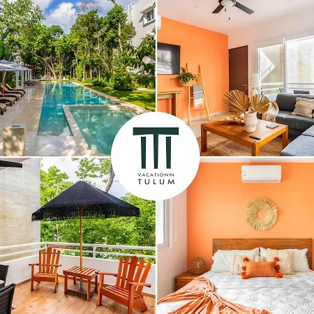 Apartamento Quiet 2br In With Pool Spacious Patio Gym Tulum