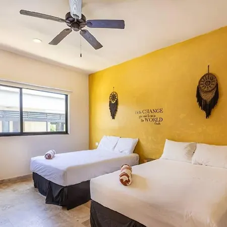 Chic Rooftop Ph, Private Pool, 1mi From The Apartment Tulum