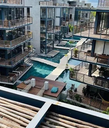 Apartamento De Lujo Con Cenote Natural Infinity Pool Gym Apartment Tulum