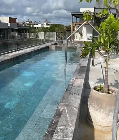 Apartamento De Lujo Con Cenote Natural Infinity Pool Gym