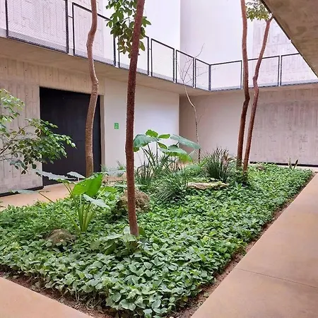 Apartment Estudio Moderno En Con Balcon Iik Estancias Largas *