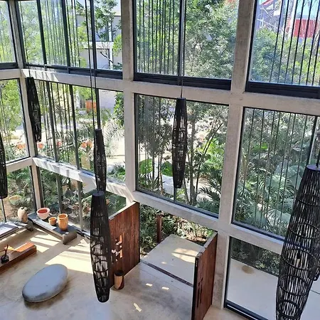 Estudio Moderno En Con Balcon Iik Estancias Largas *
